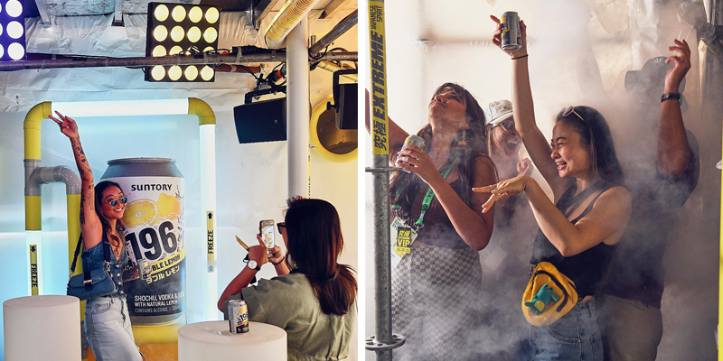 Suntory Minus 196 - Shrink Wrap Project Sydney