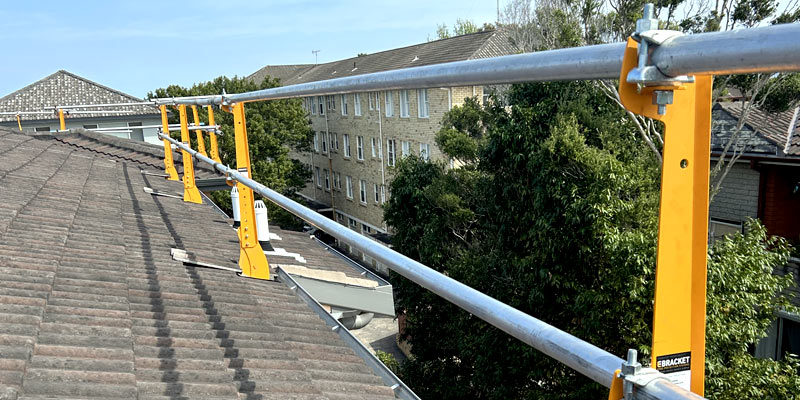 Tile Bracket - Hire Edge Protection - Stronghold Hire Sydney