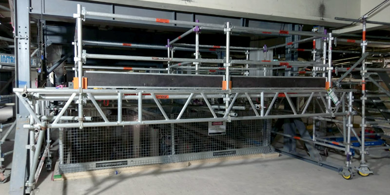 Escalator Install - Stronghold Scaffolding - Sydney