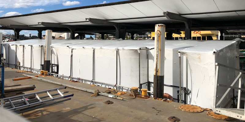 Blast Paint - Wharf Circular Quay - Scaffolding Services