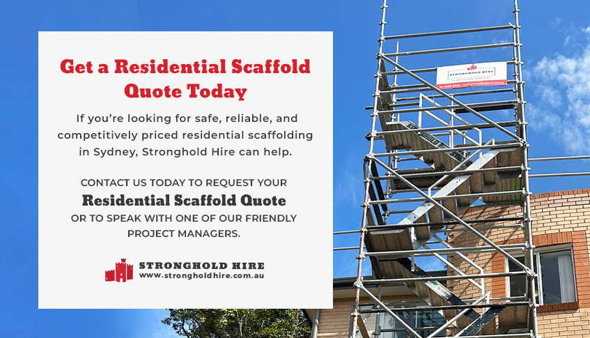 residential scaffold quote