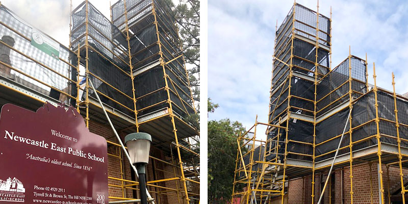 Newcastle East Public School - Scaffolding Stronghold Hire - Sydney