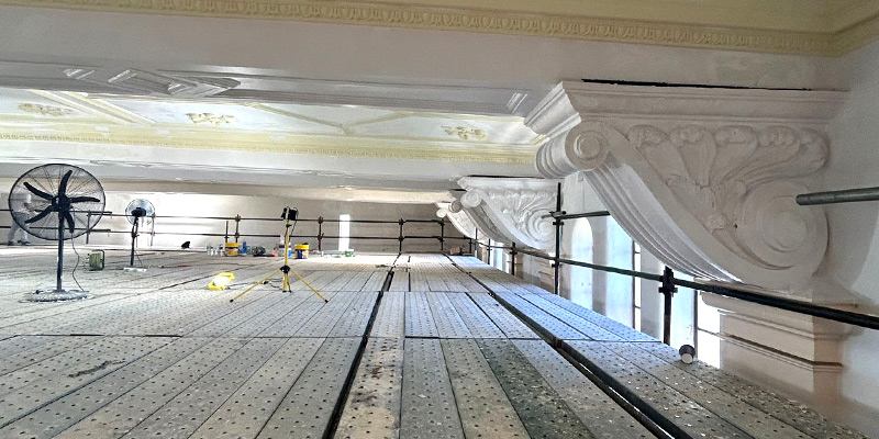 Rental Scaffolding Ceiling Sydney - Waverly Church