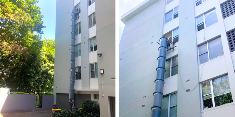 Rubbish Chute Install Sydney - Stronghold Scaffolding Hire