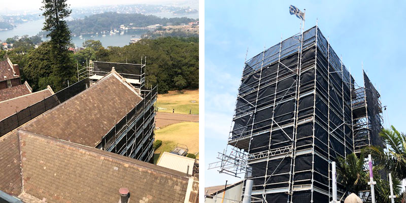 Scaffolding Hire - Shore Grammar School - Stronghold Sydney