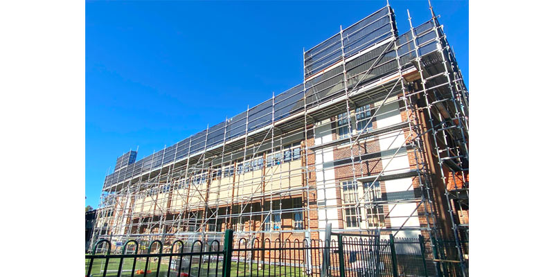 School Roof Restoration - Hire Scaffolding - Stronghold Sydney