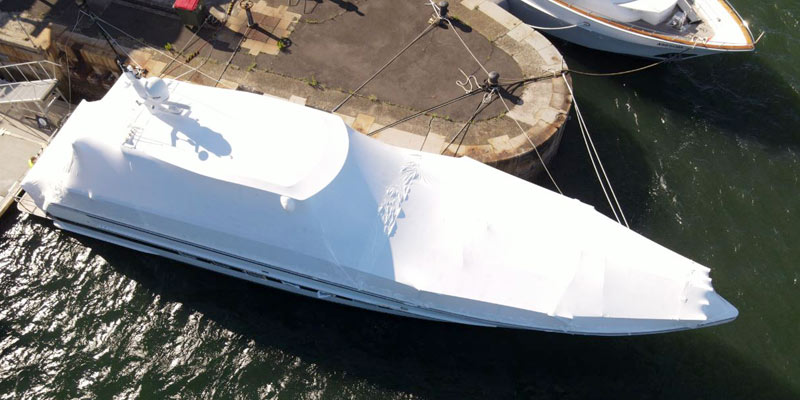 Shrink Wrap Services - Cockatoo Island - Stronghold Hire