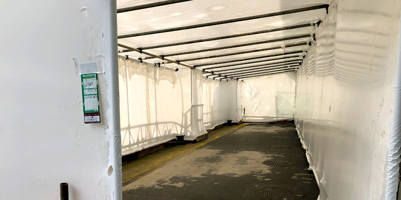 Shrink Wrap encapsulation - Wharf Circular Quay - Scaffolding Services