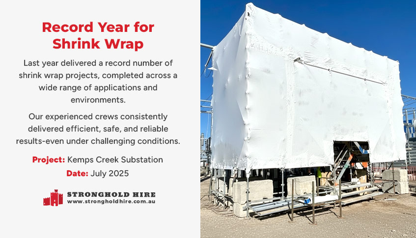 Record Year Shrink Wrap Encapsulation Sydney