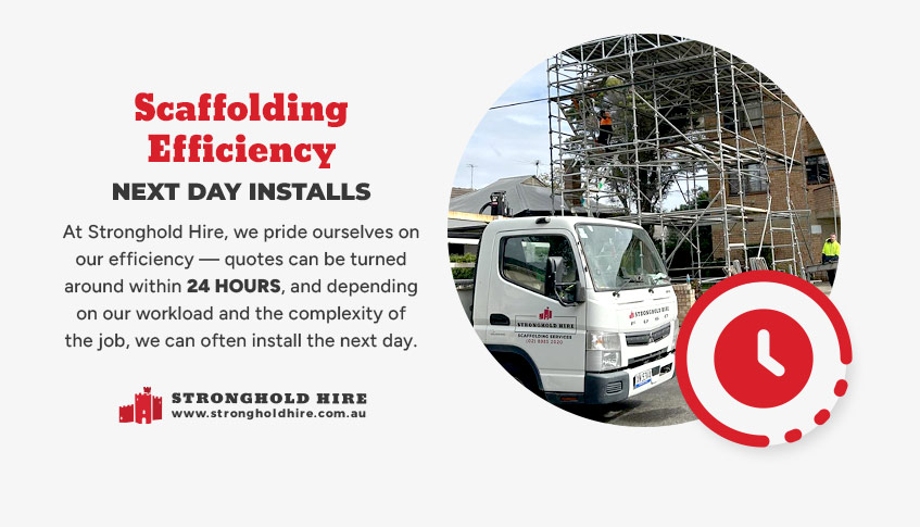 Scaffolding Efficiency Next Day Installs Sydney
