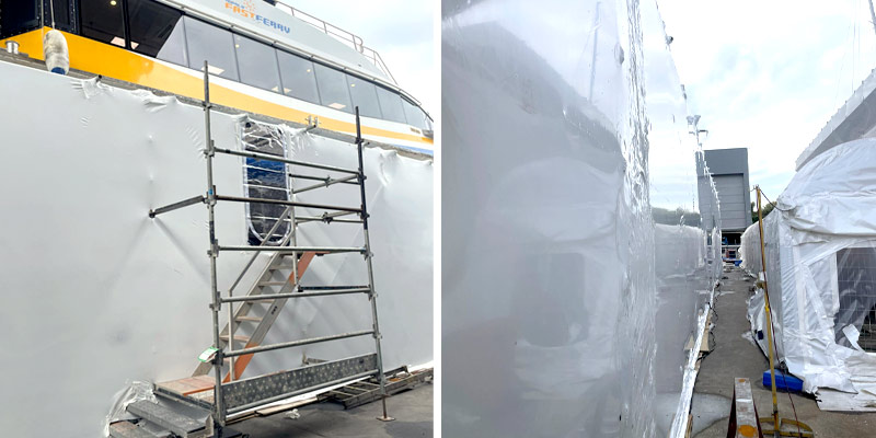 Weather-Resistant Structure Services Shrink Sydney - Stronghold Hire