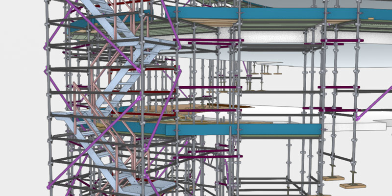 Landmark Clifftop Build Seaforth - Scaffolding Stronghold Hire