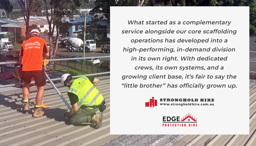 Stronghold Hire Edge Protection - Scaffolding Services Sydney