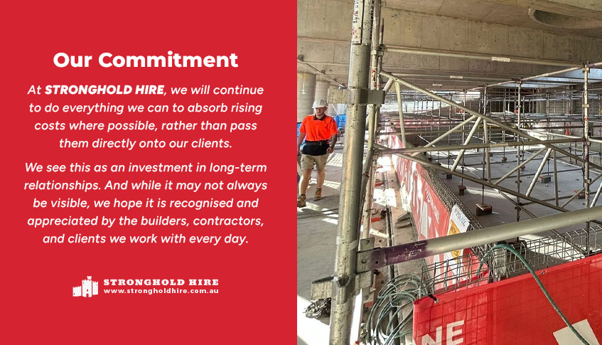 Stronghold Hire Commitment - Scaffolding Services Sydney