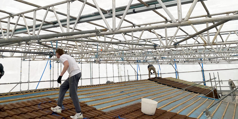 Engineered Scaffold Shrink Wrap Weather Protection - Sydney