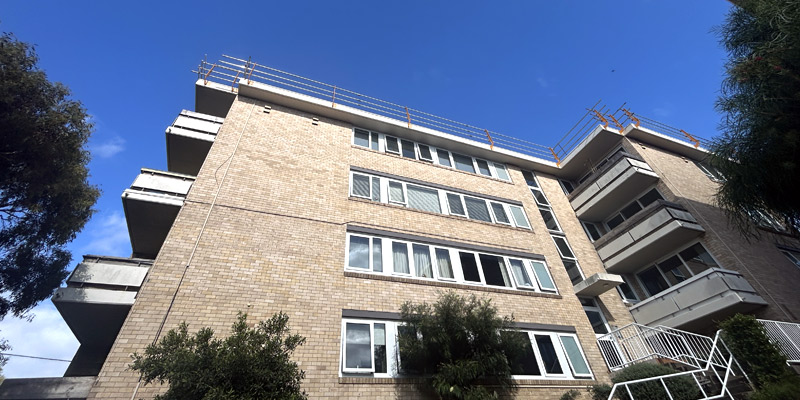Edge Protection Stair Access Rubbish Chute Maroubra Beach - Stronghold Hire