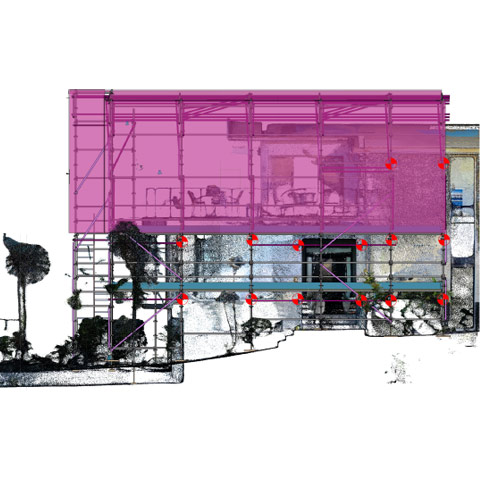 Shrink Wrap Scaffold - North Curl Curl Feature