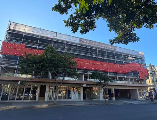 Facade Scaffold Installation at Maroubra Beach