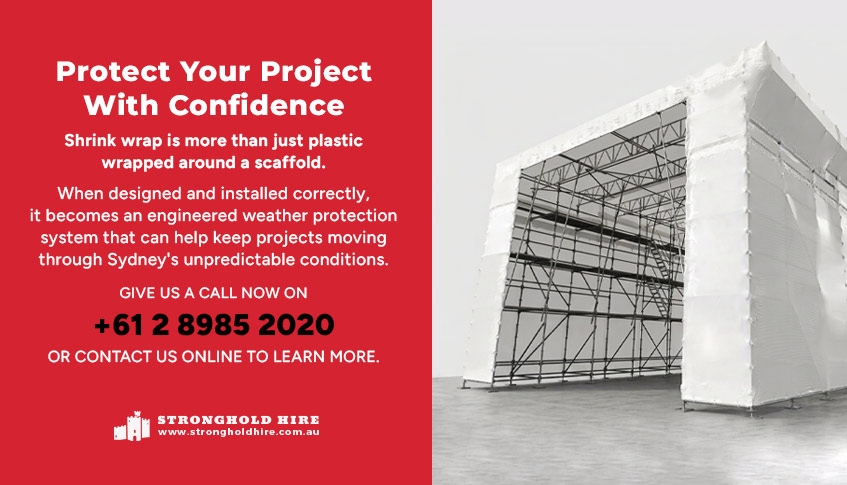 Protect Project Confidence Shrink Wrap - Stronghold Hire