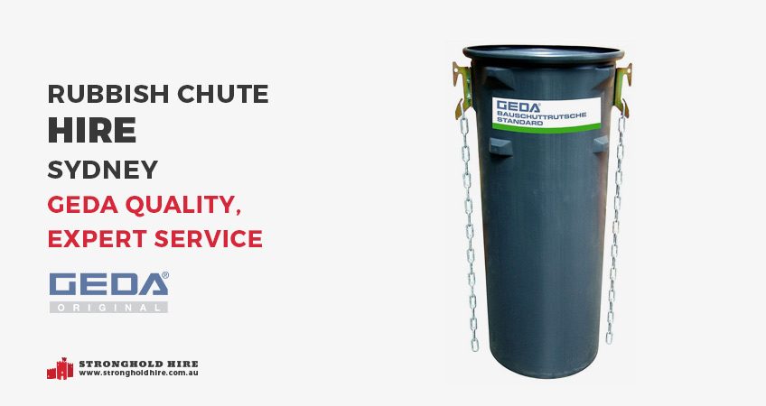 Rubbish Chute Hire Sydney - Geda - Stronghold Hire